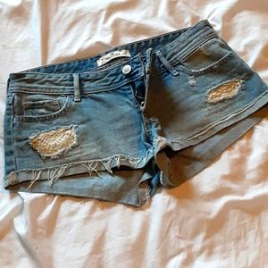 Denim shorts size 5